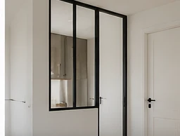 Illustration de cloisons et portes intérieures